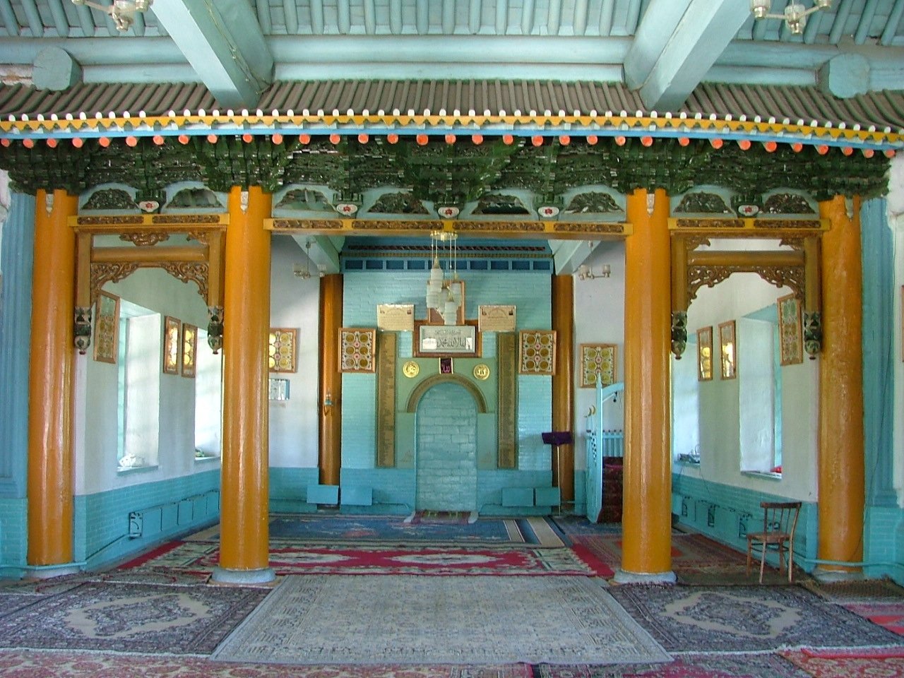 Mosque in Karakol - Kyrgyzstan (interior)